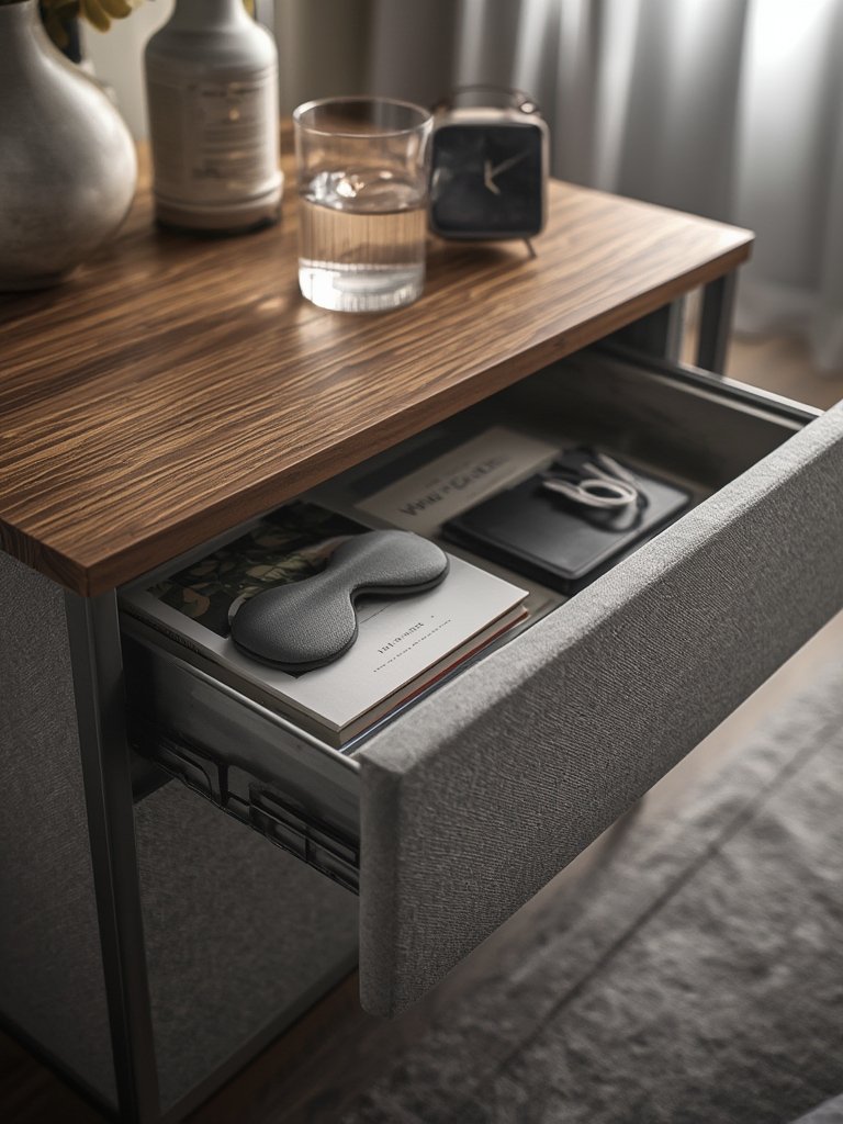 nightstand dresser in action