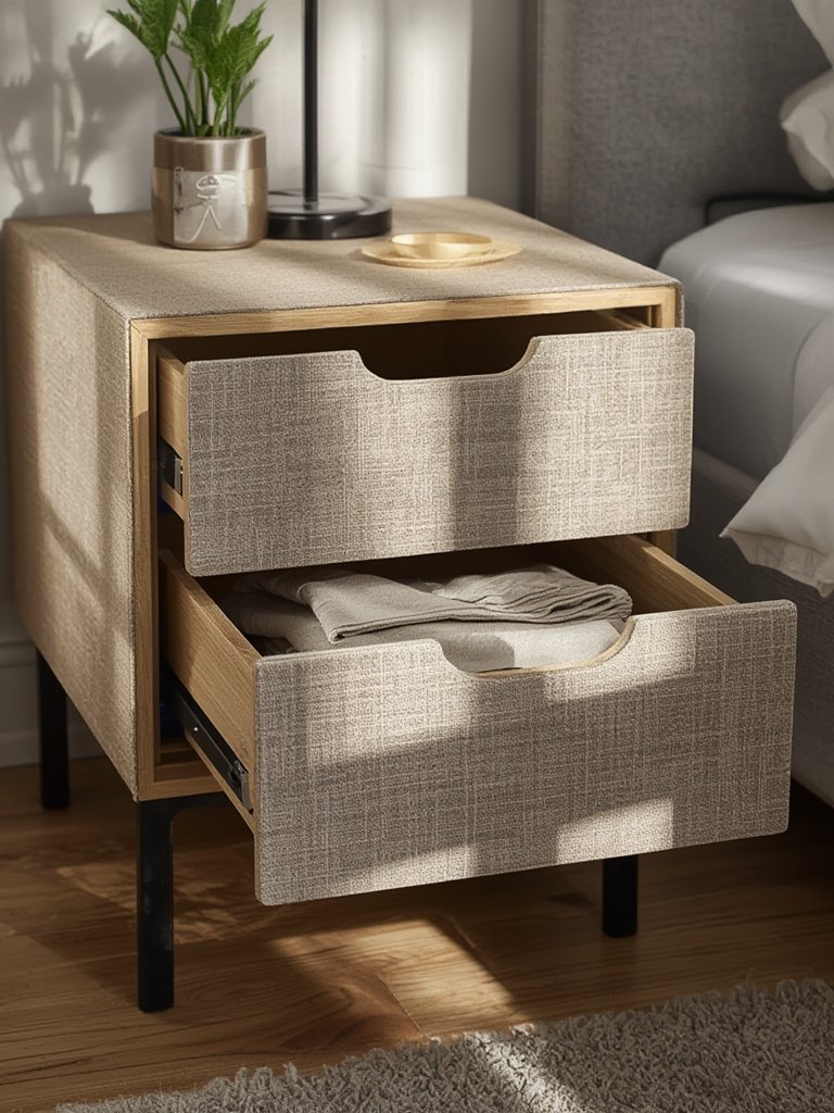 nightstand dresser in action