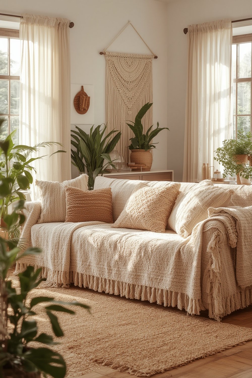 boho couch product view