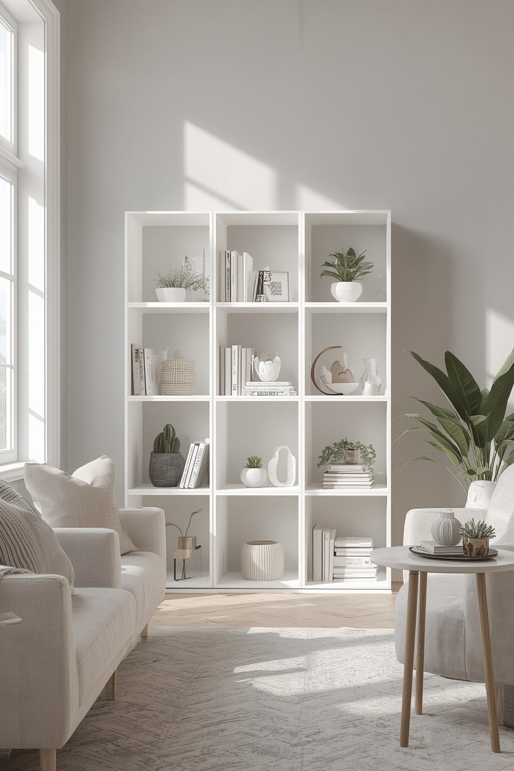 Furinno LUDER 5-Cube Bookshelf Review: Is This White Bookcase Worth Buying for Small Spaces? 1 bookshelf white product view