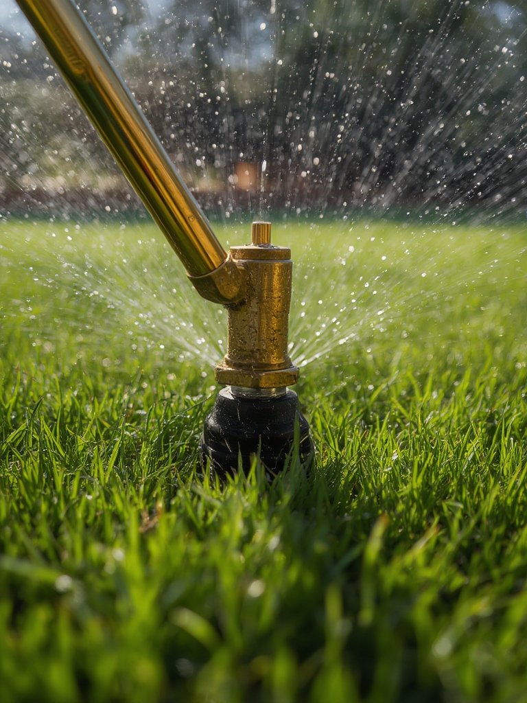 impact sprinkler in action