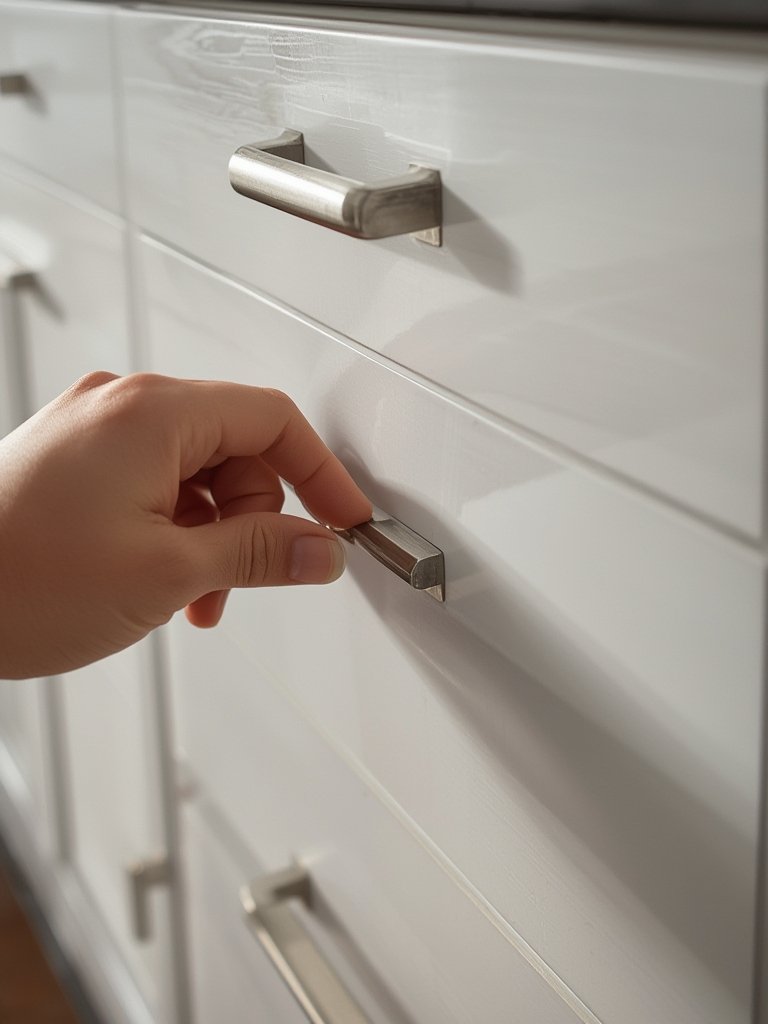 cabinet pulls in action