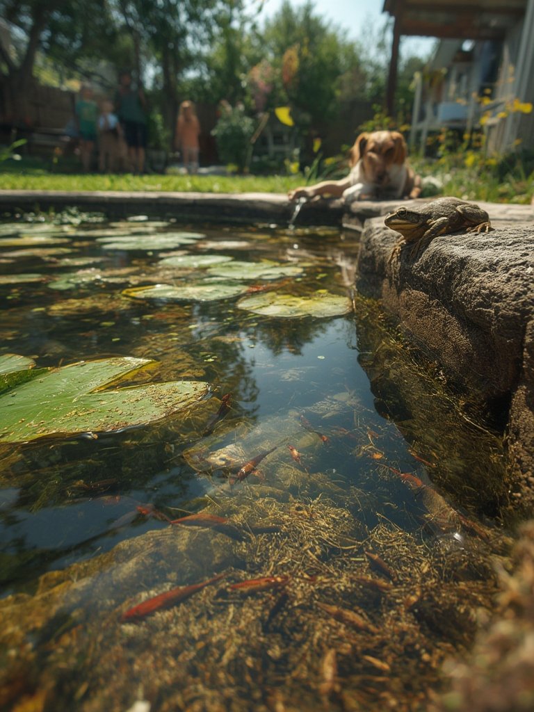 mosquito dunks in action
