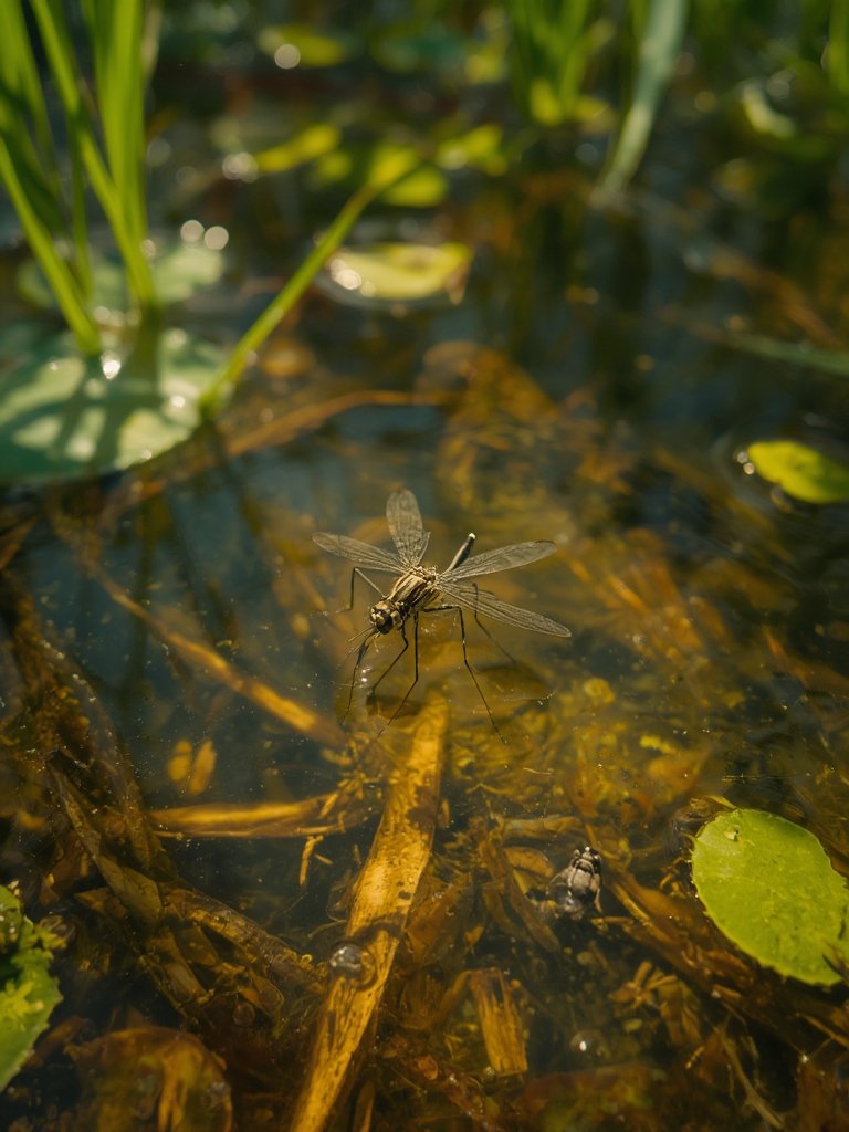 mosquito dunks in action