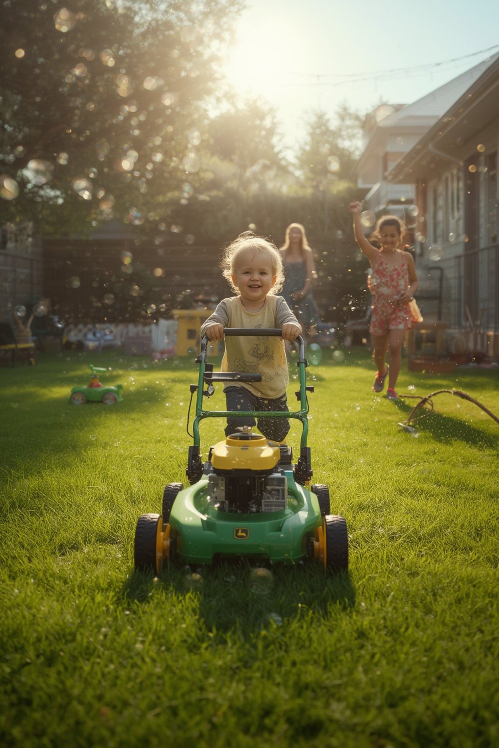 John Deere Bubble Lawn Mower for Toddlers: Fun Outdoor Toy or Messy Gimmick? 1 bubble mower product view