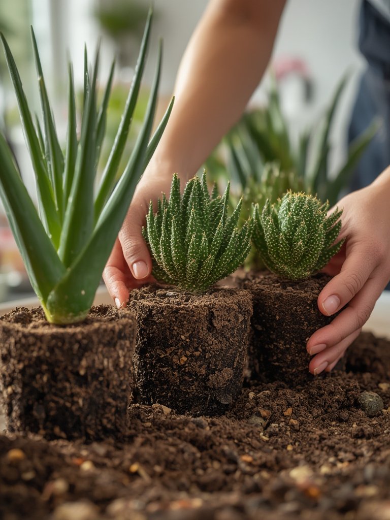 succulent soil in action