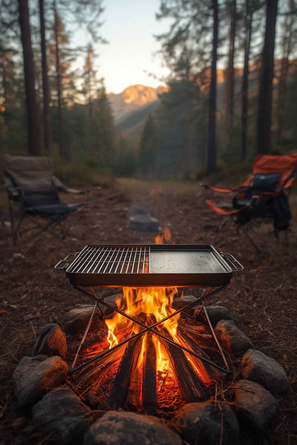 campfire grill product view