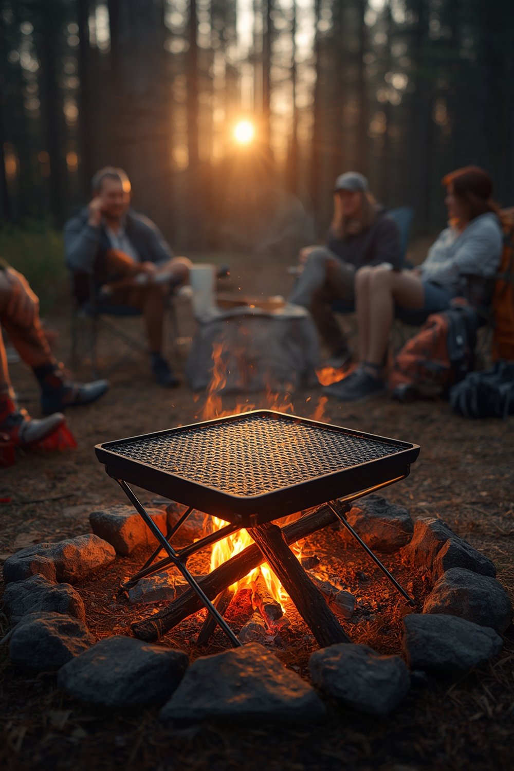 campfire grill product view