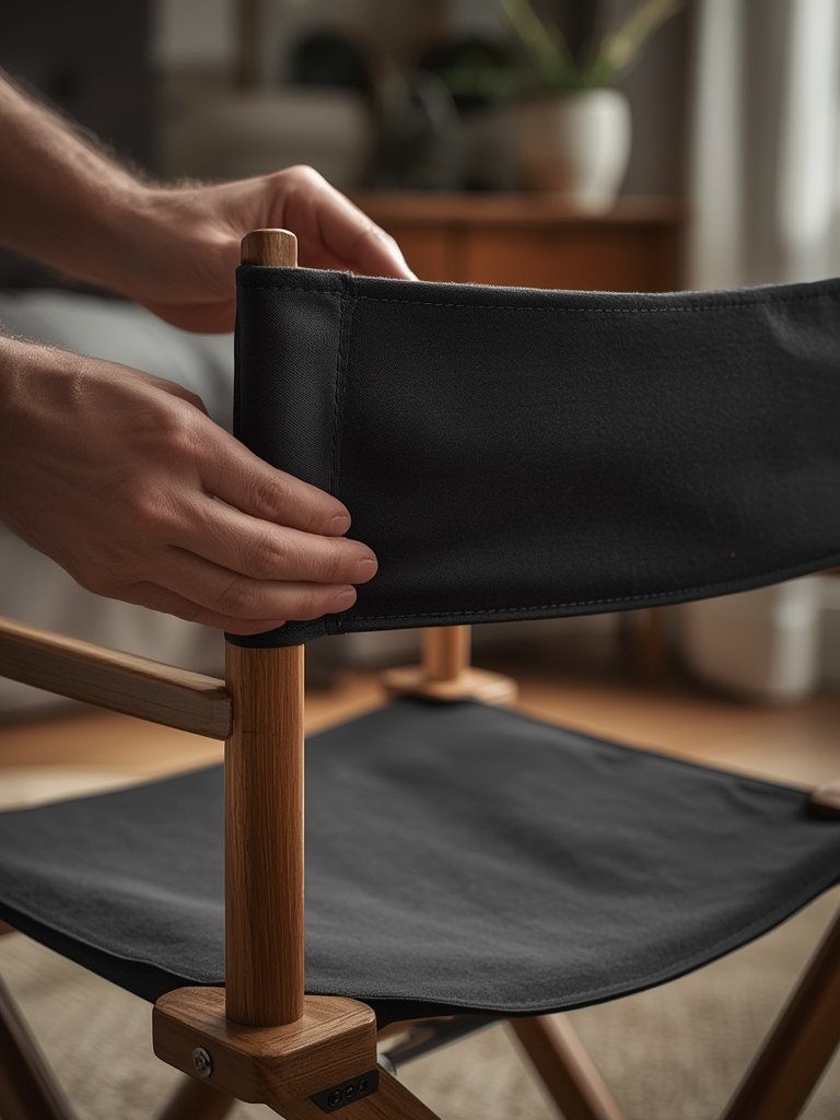 director chair in action