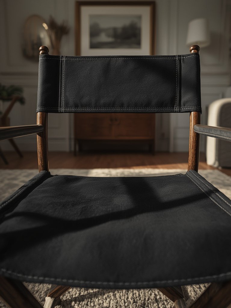 director chair in action