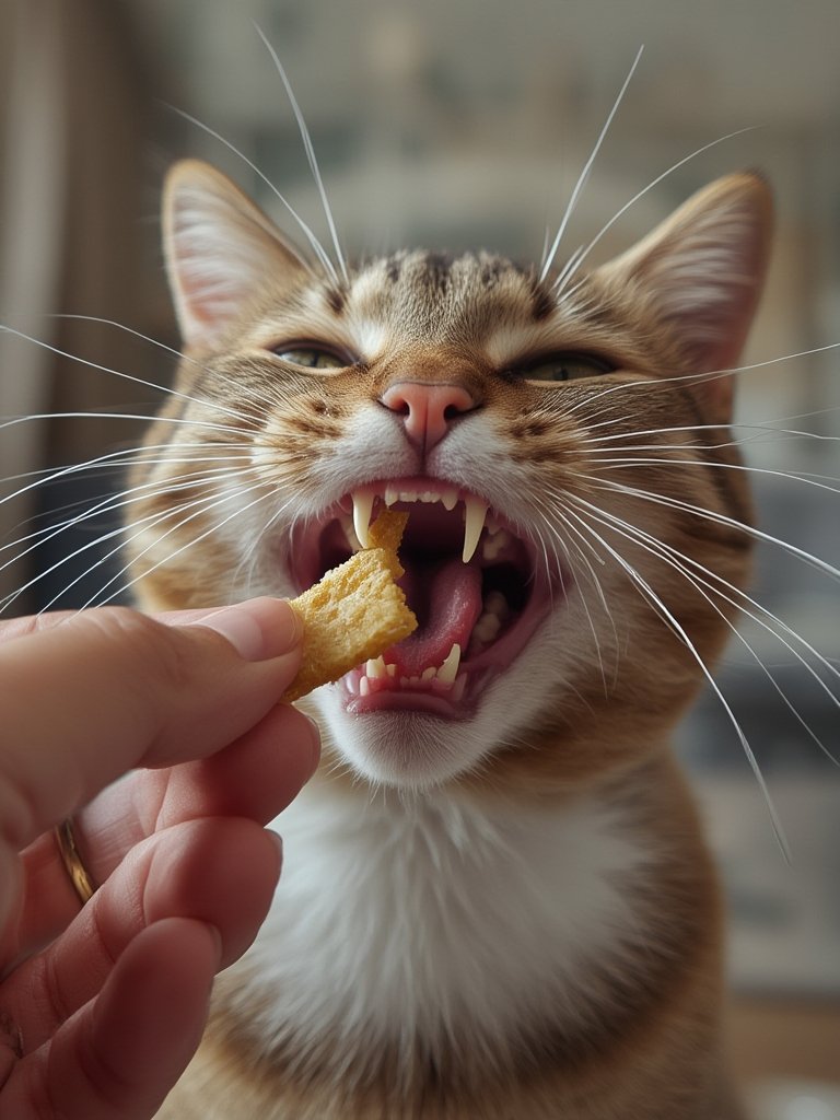 dental treats in action