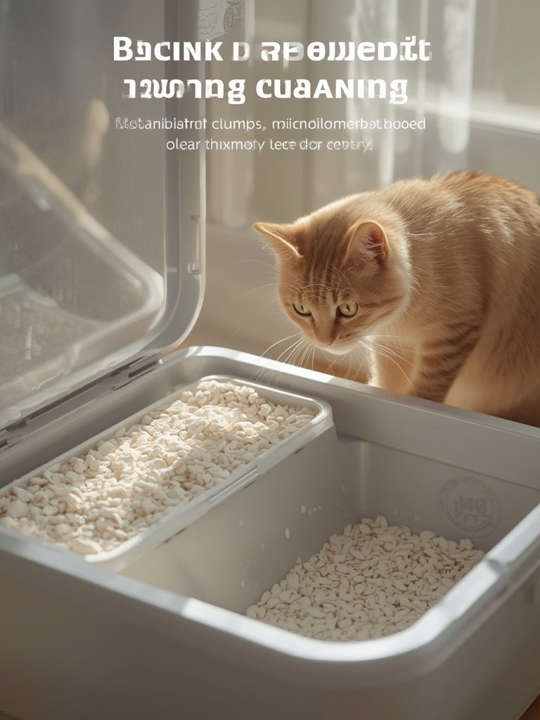 sifting litterbox in action