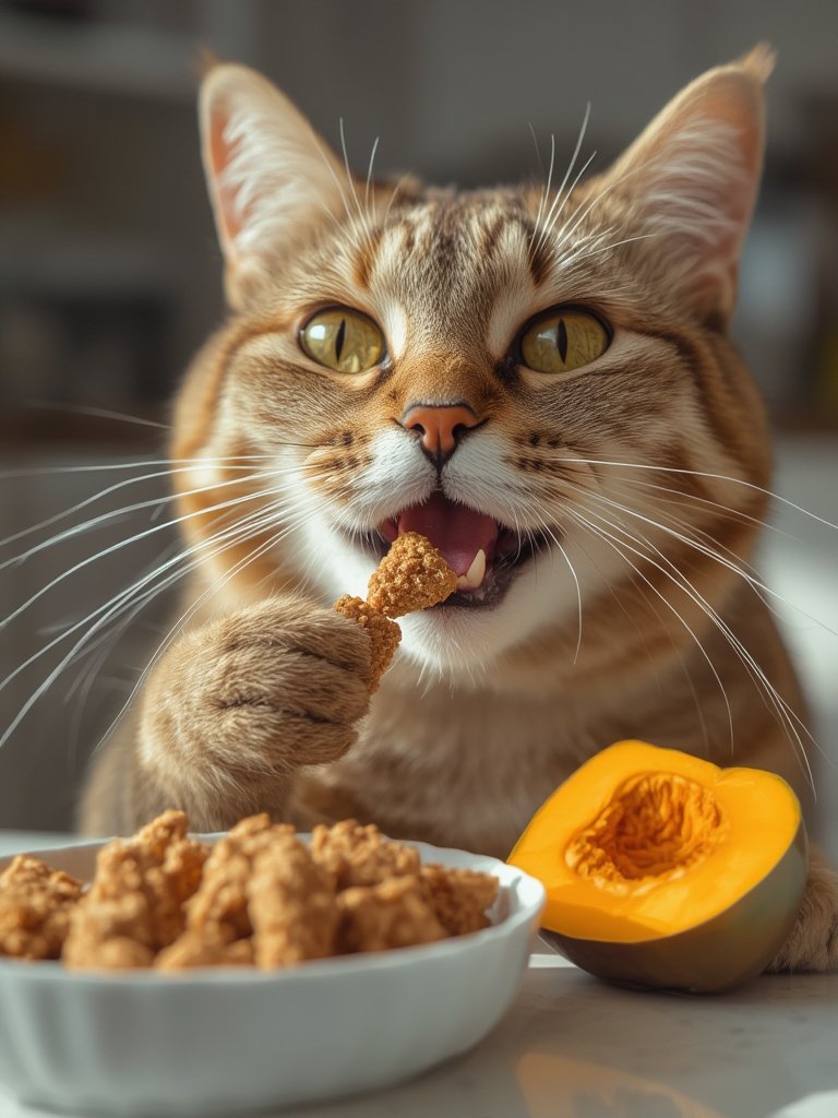 tuna treats in action