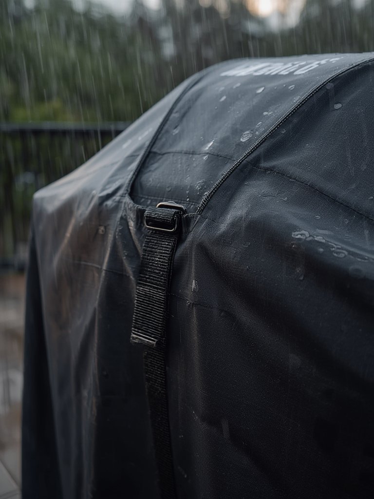 grill cover in action