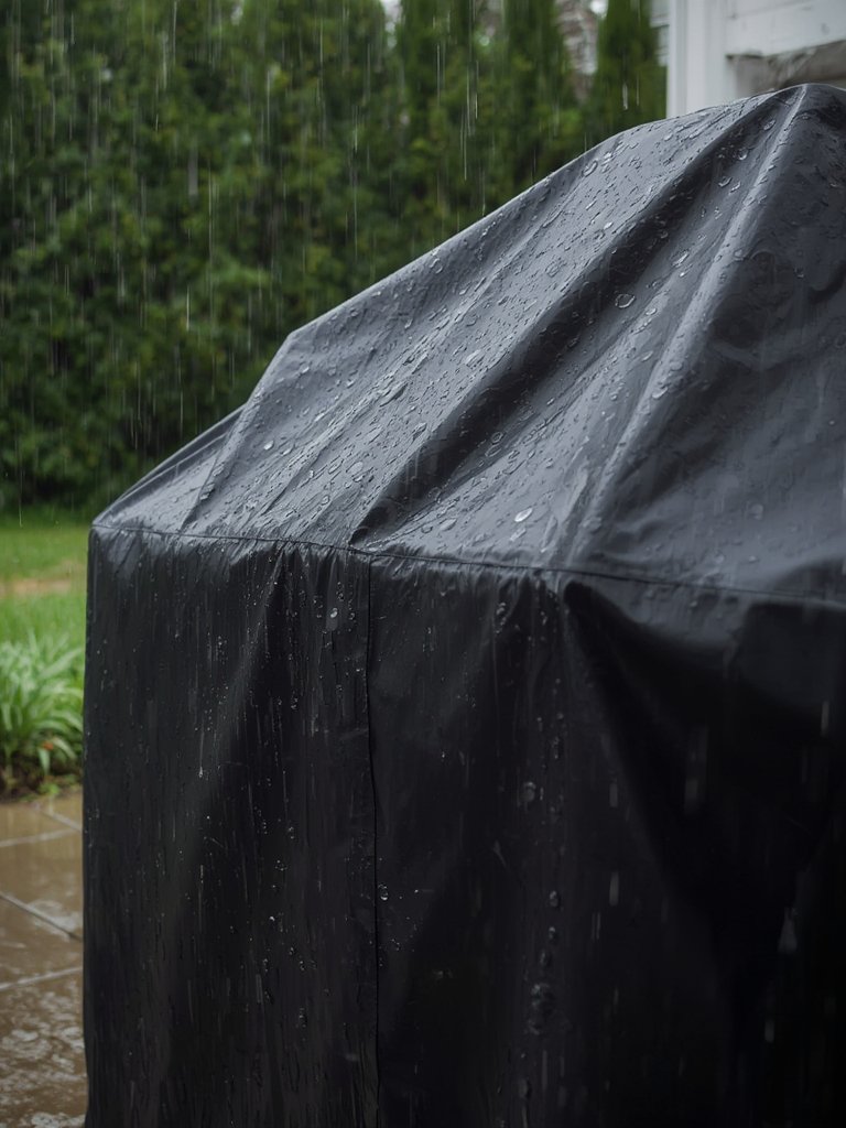 grill cover in action