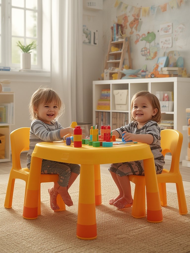 kids table in action