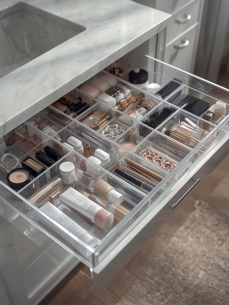 drawer organizer in action