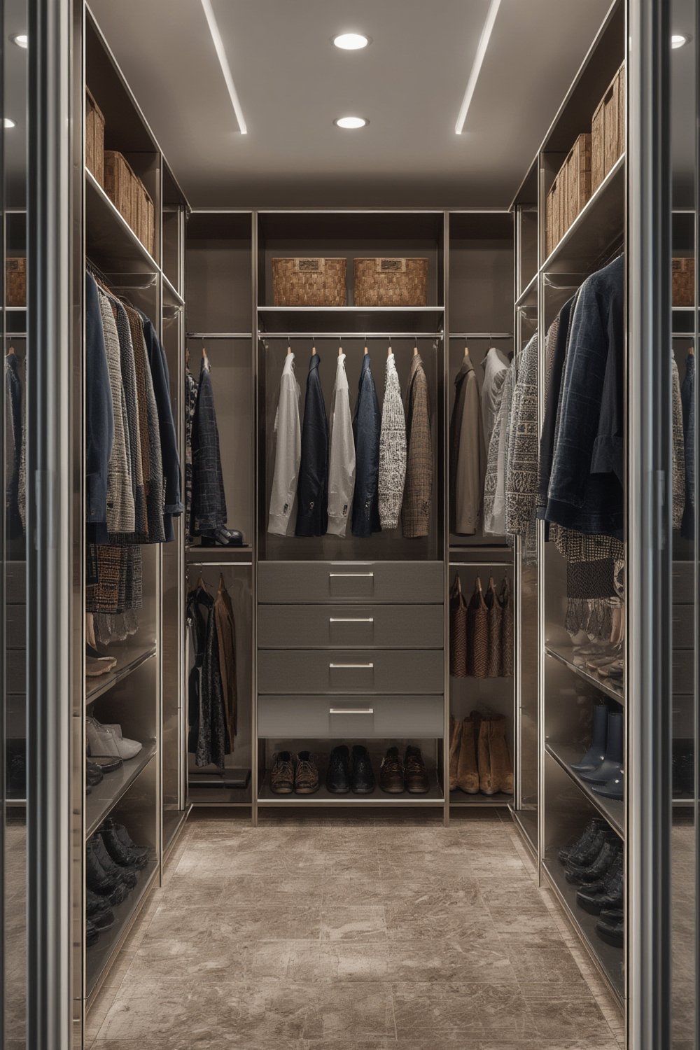 closet organizer product view