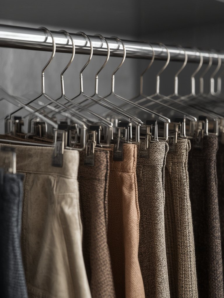 pants hangers in action