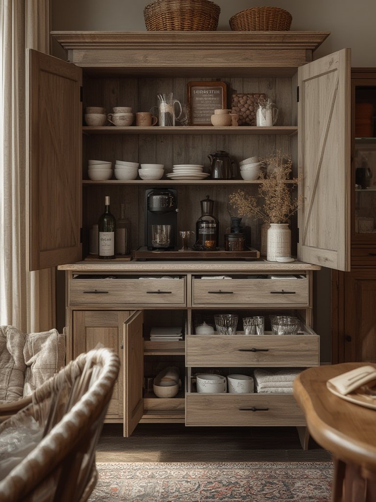 buffet cabinet in action