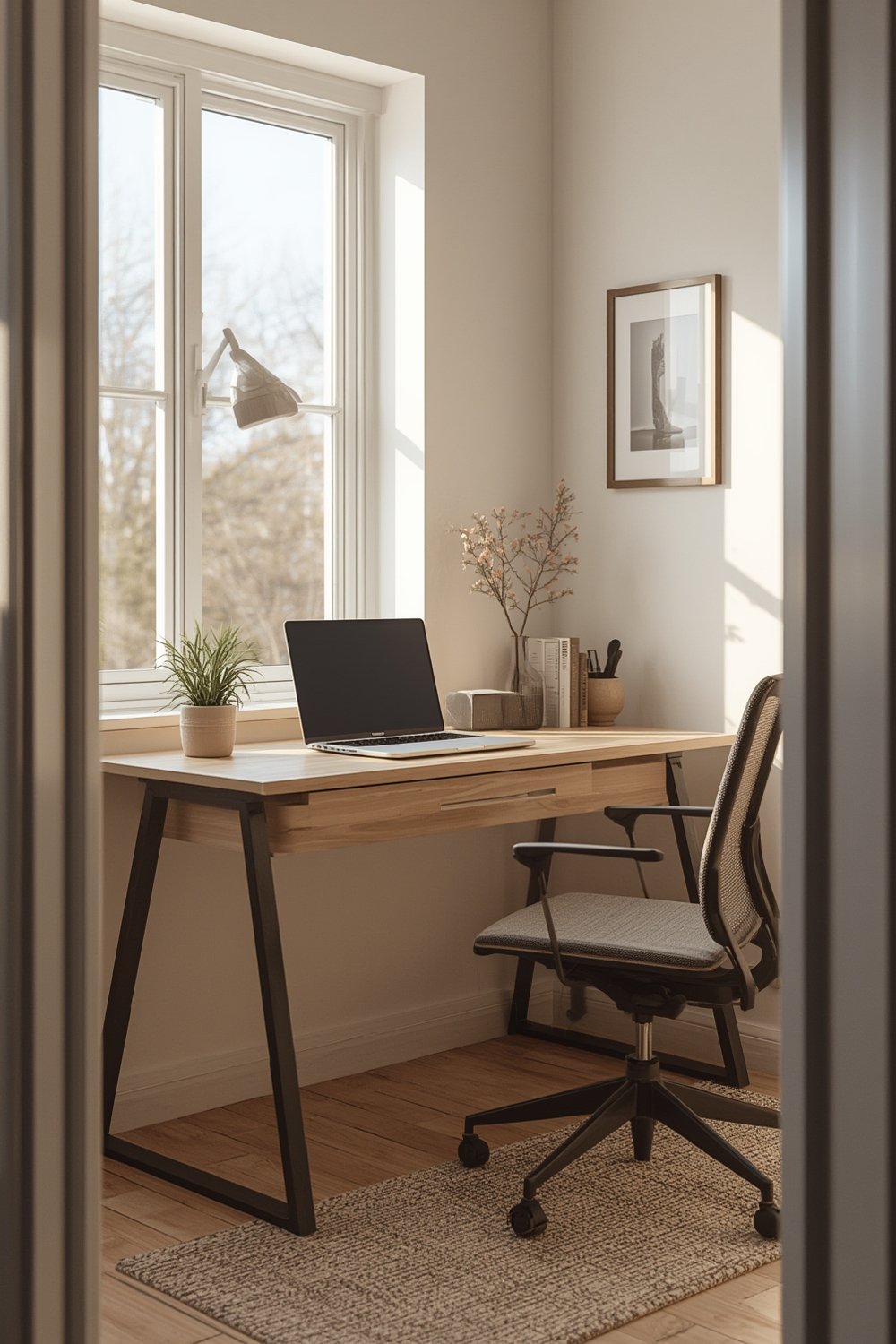 computer desk product view