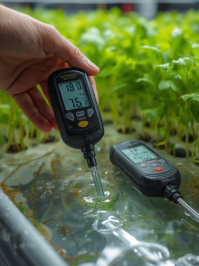 nutrient meter in action