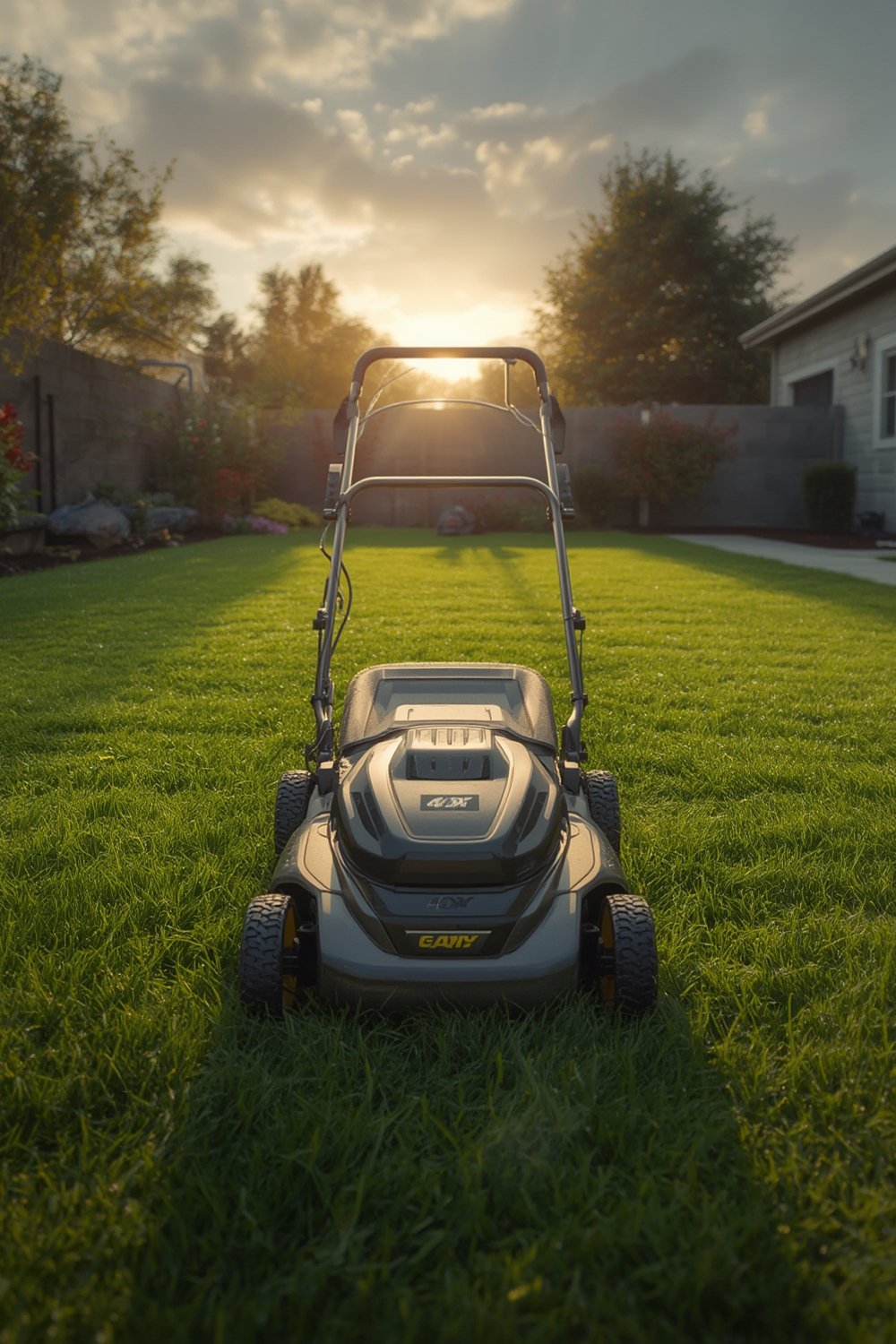 cordless mower product view