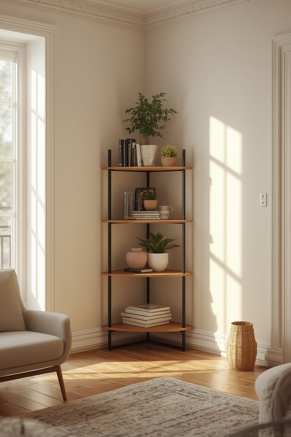 corner shelf product view