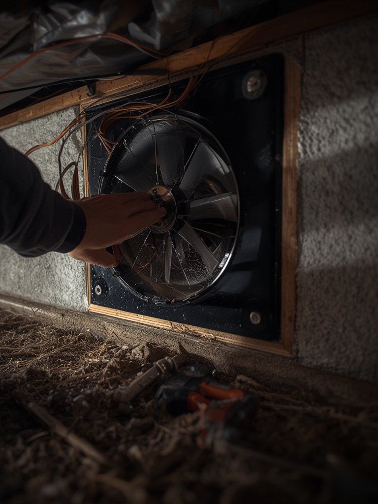 Crawl Space Ventilation Fan: Stop Moisture, Musty Odors, and Mold Before It Reaches Your Living Space 3 crawl space ventilation fan - Illustration 2