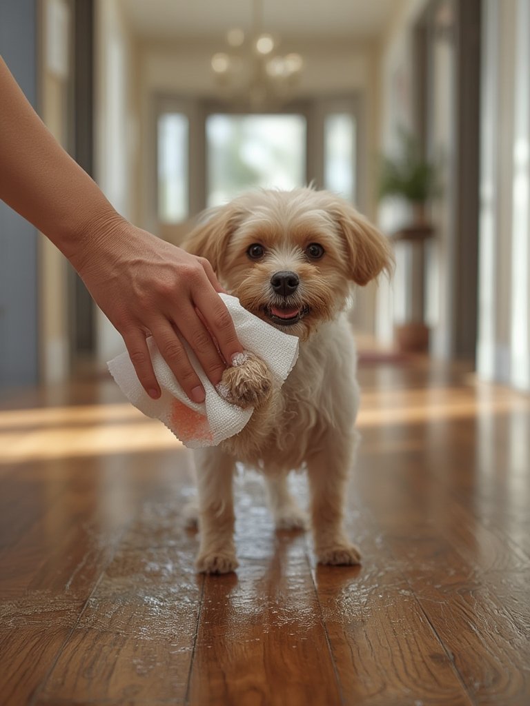 Arm & Hammer Dog Grooming Wipes for Sensitive Dogs: Are They the Right Choice? 2 dog wipes in action