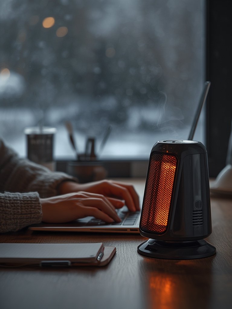 ceramic heater in action