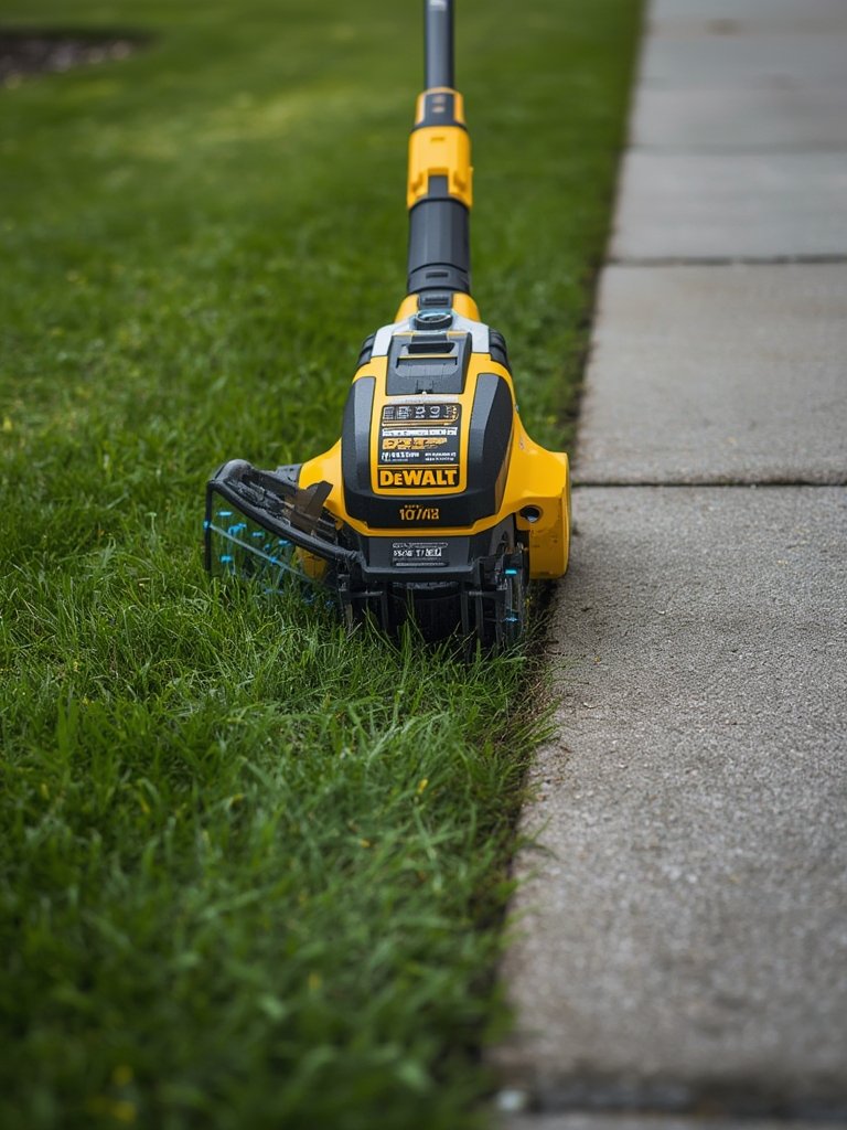 Should You Buy the DEWALT DWO1DT995 Trimmer Spool for Faster Reloads and Better Line Feed? 2 trimmer spool in action