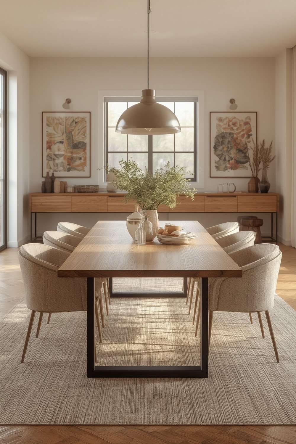 dining table product view