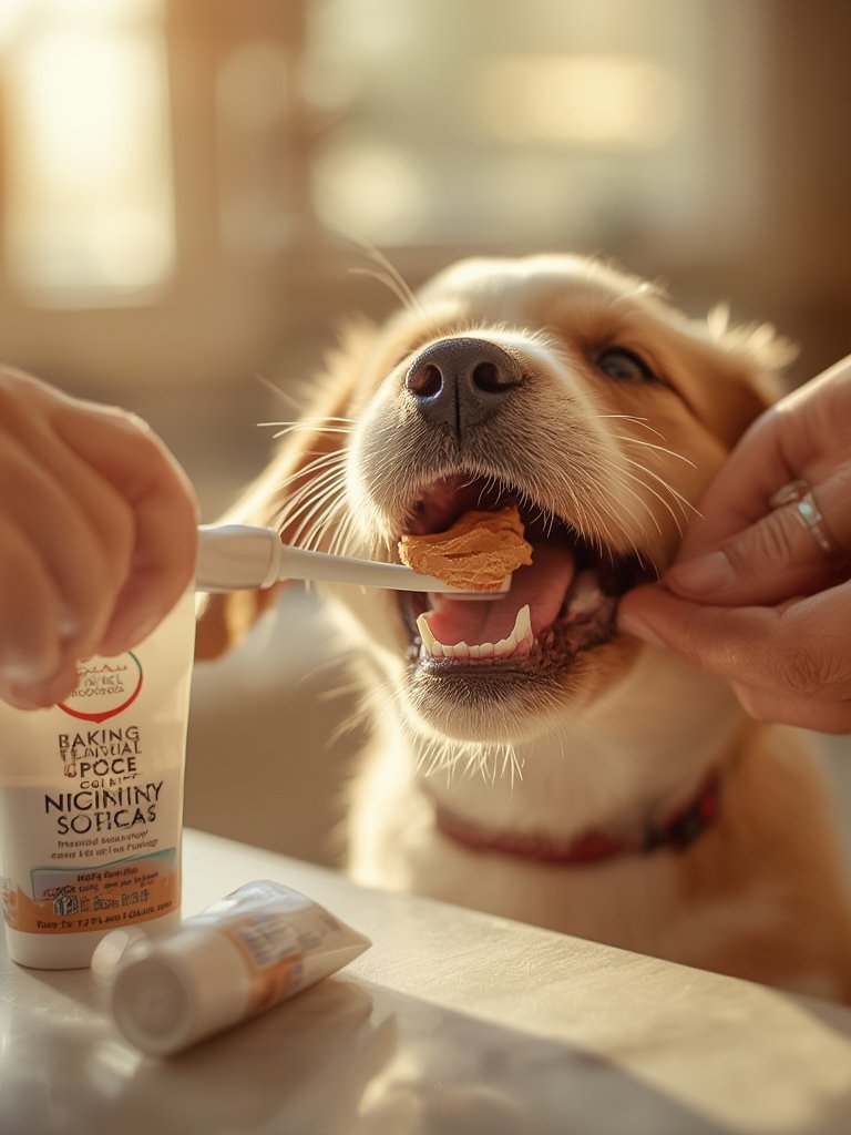 Should You Buy Arm & Hammer Complete Care Puppy Toothpaste for Easier Puppy Dental Care? 2 puppy toothpaste in action