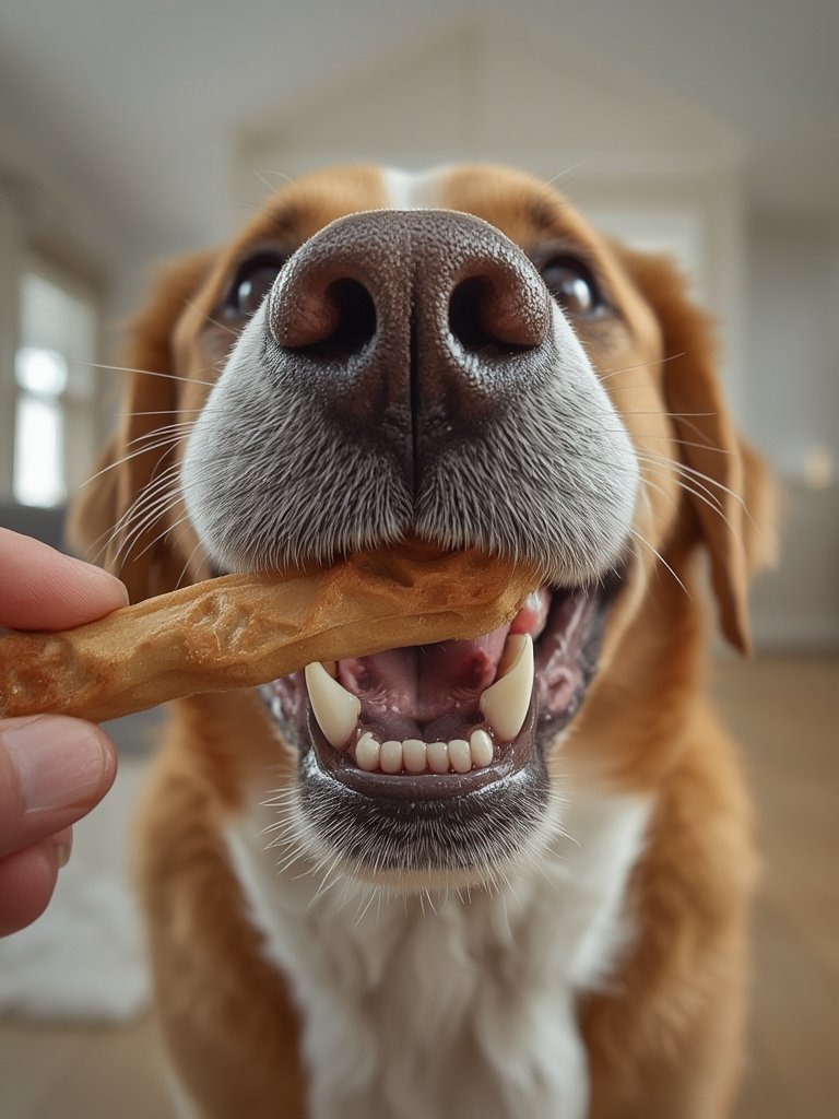 dental chews in action