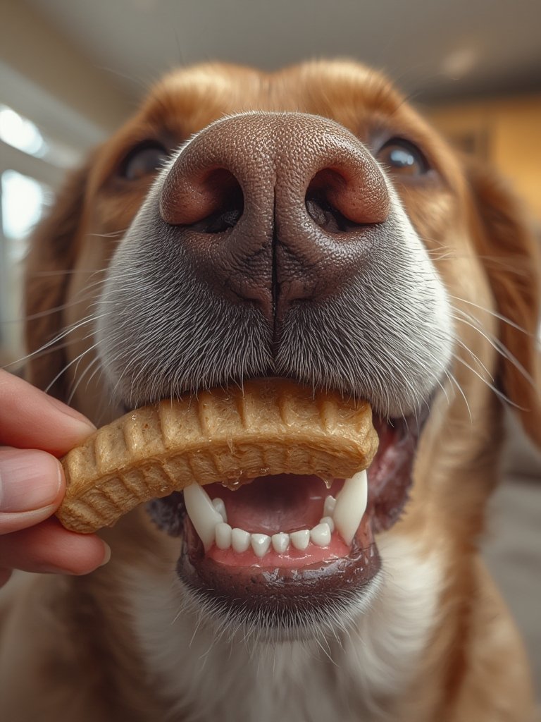 dental chews in action