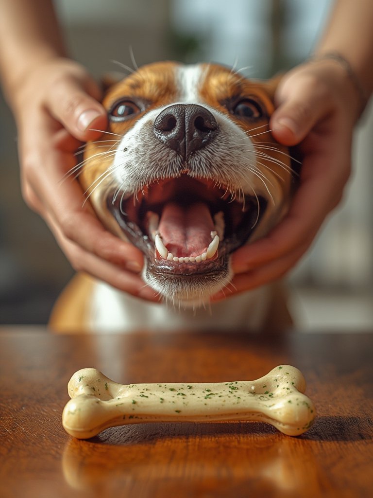 dental treats in action