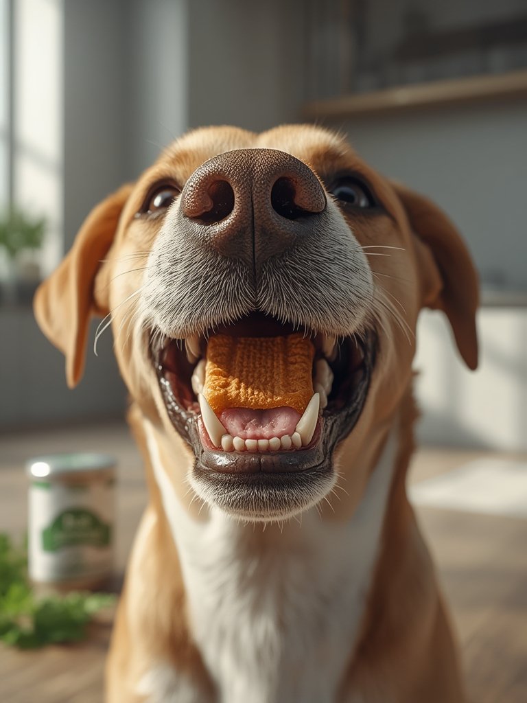 dental chews in action