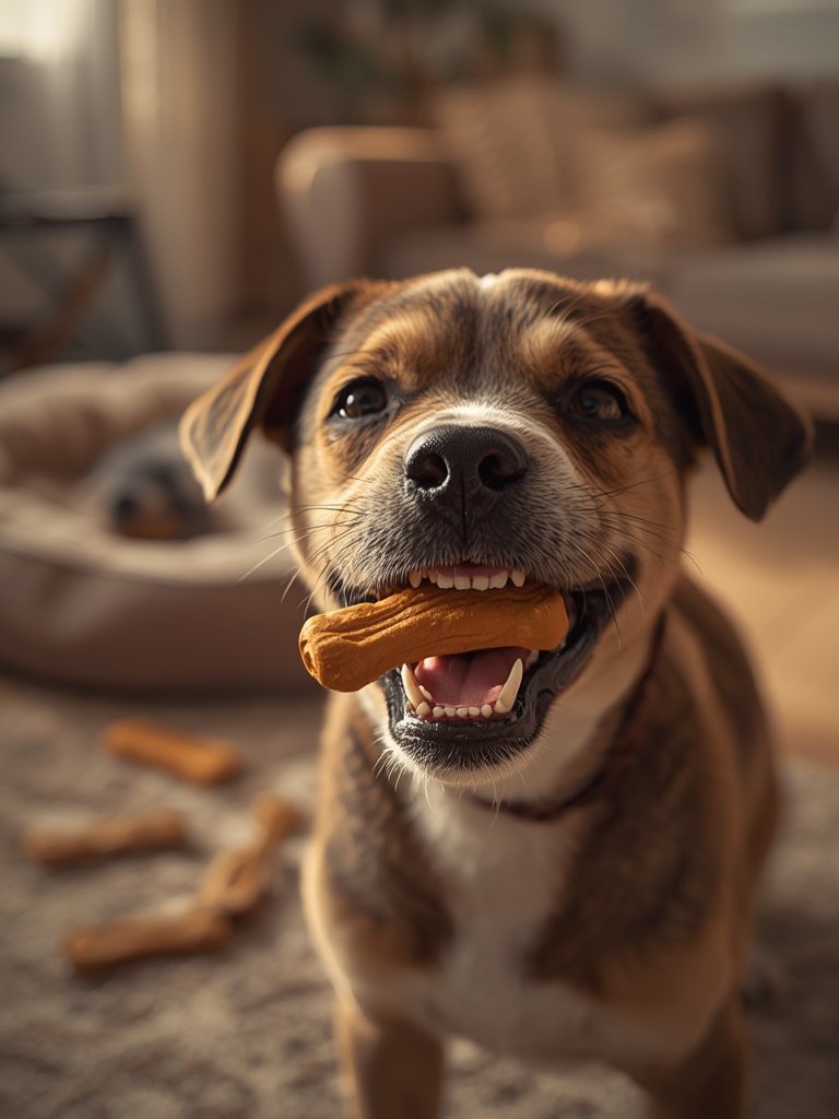 dental chews in action