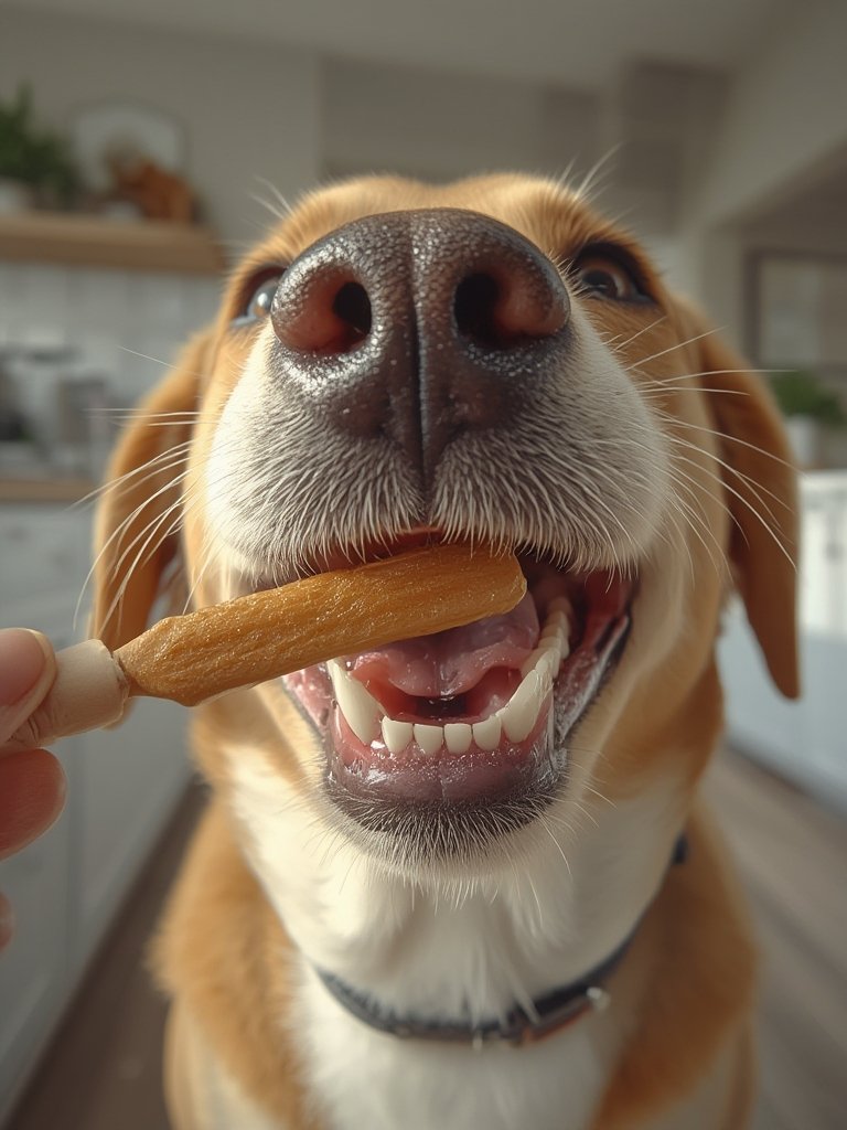 dental sticks in action