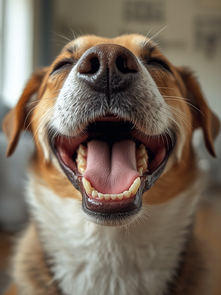 dog mouthwash in action