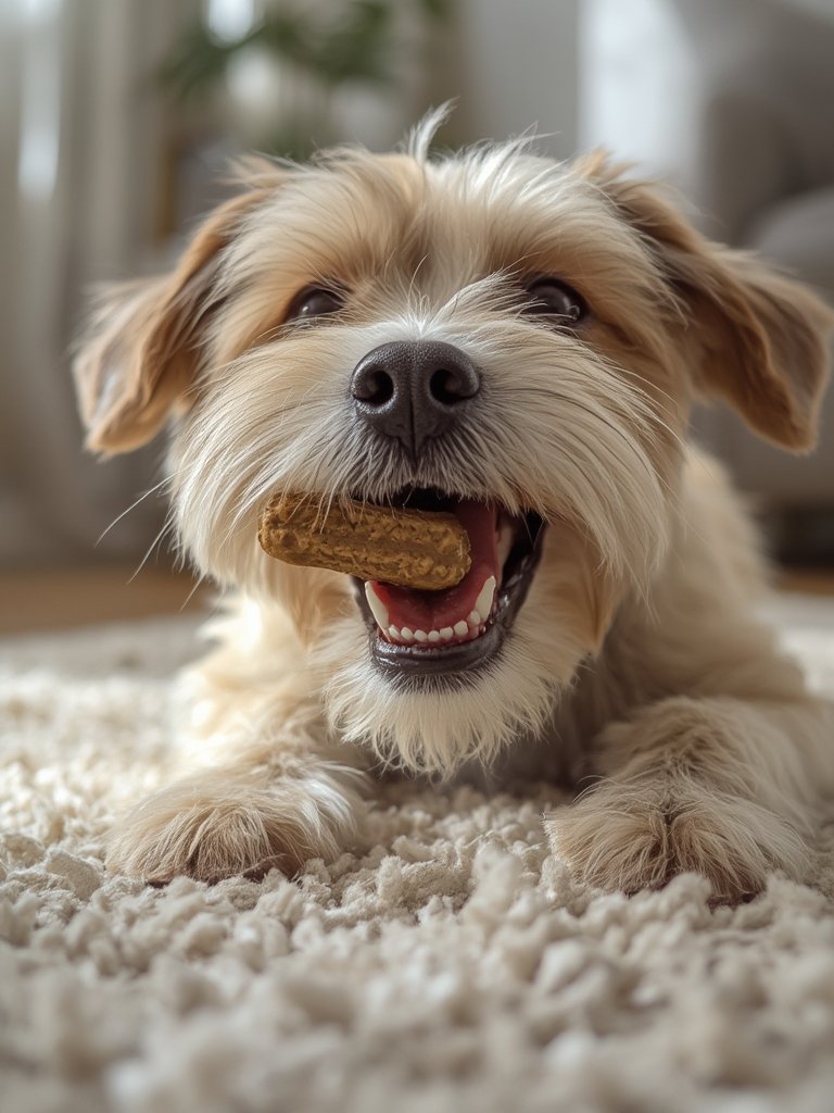 dental chews in action