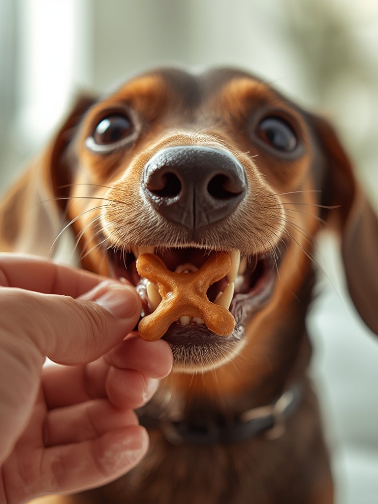 dental chews in action
