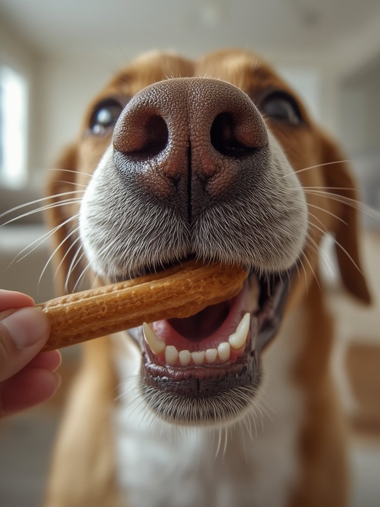 dental chews in action