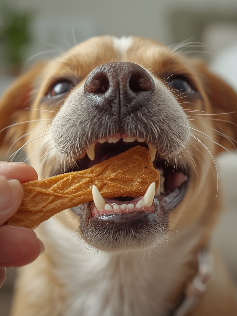 dental chews in action