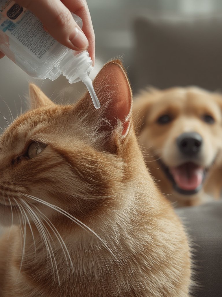 TrizULTRA+Keto Flush for Ear Care: Is It Effective for Pet Ear Cleaning? 2 ear flush in action