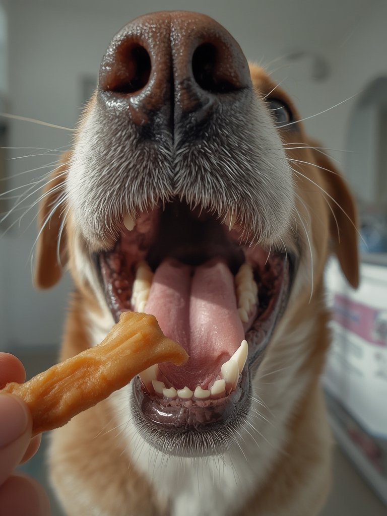 ORAVET Dental Chews for Medium Dogs—Are They Effective for Cleaner Teeth in 2026? 2 dental chews in action