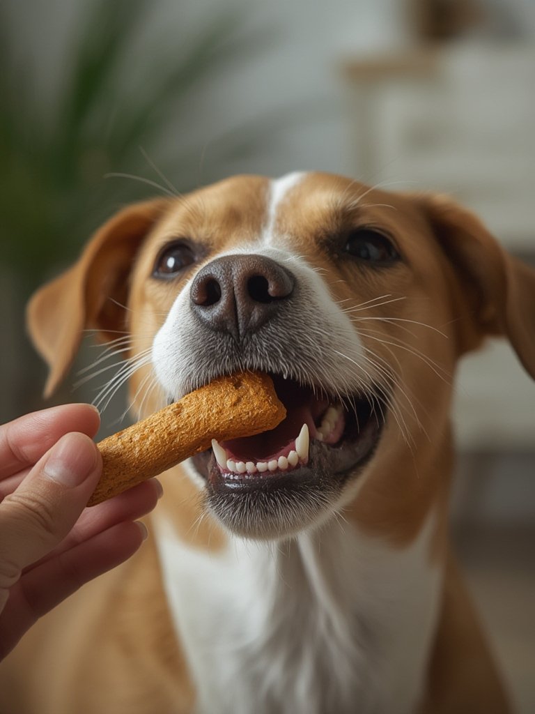 dental treats in action
