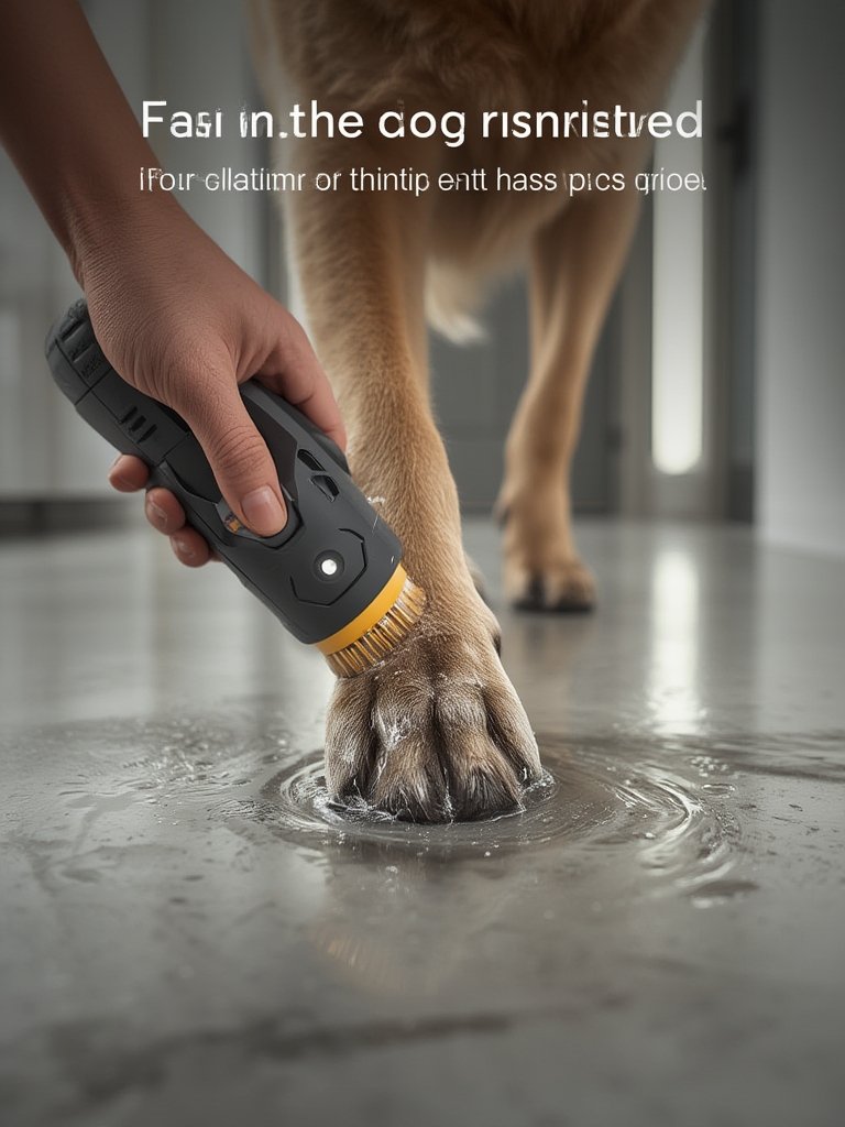 Dexas MudBuster Paw Washer Large: Does It Really Make Cleaning Dog Paws Easier? 2 paw washer in action