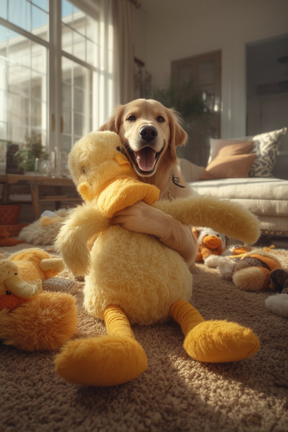 dog plush product view